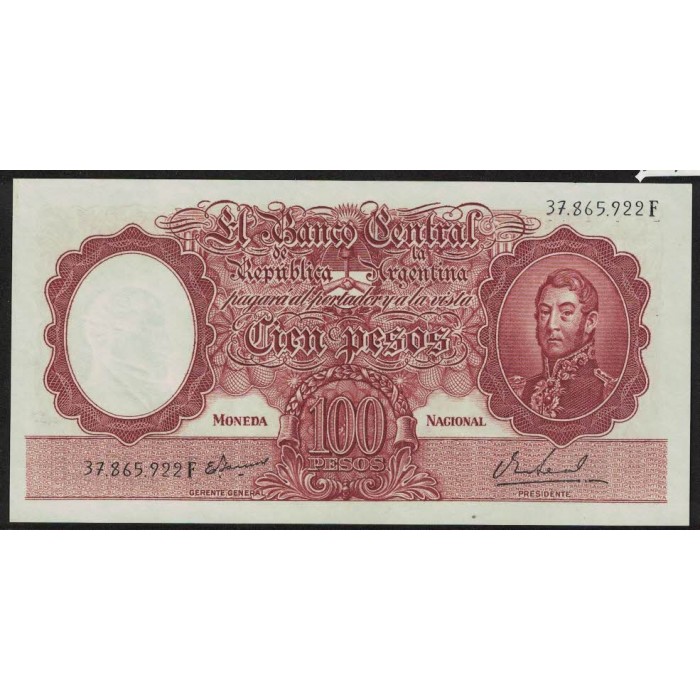 B2081 100 Pesos 1967 UNC