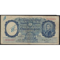 B2092 500 Pesos Ley 12155 1949