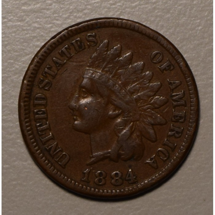 USA 1 Cent 1884 KM90a