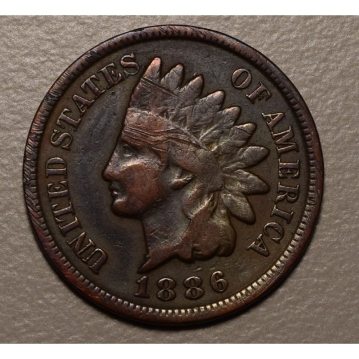 USA 1 Cent 1886 KM90a