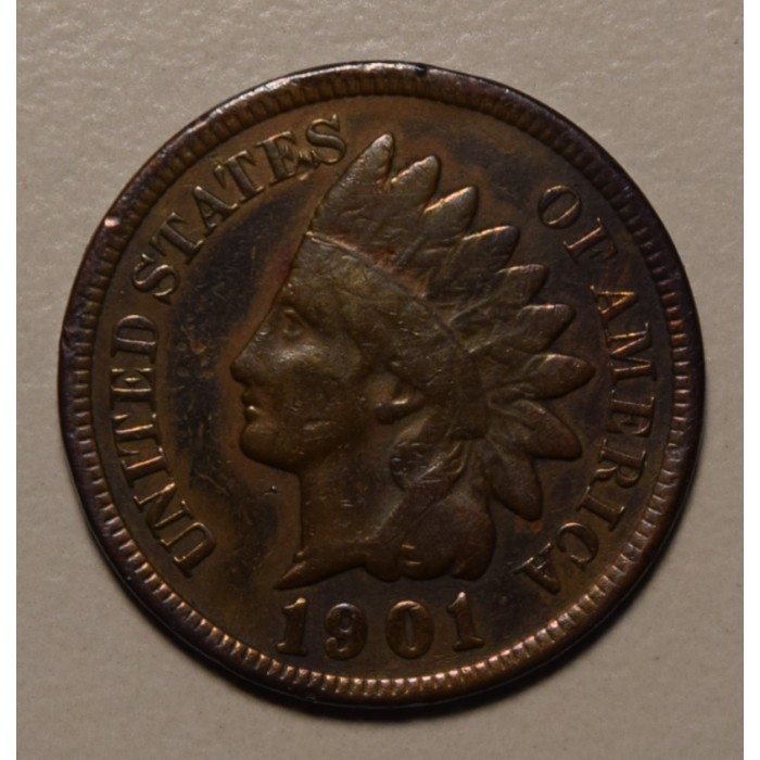 USA 1 Cent 1901 KM90a