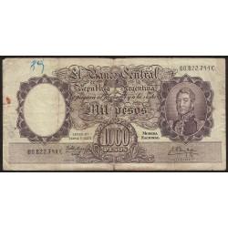 B2152 1000 Pesos Leyes 12.962 y 13.571 1960