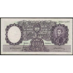 B2163 1000 Pesos Leyes 12.962 y 13.571 1963