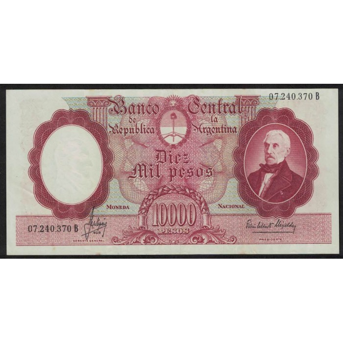 B2190 10000 Pesos 1966