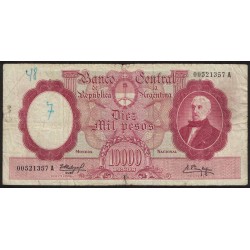 B2186 10000 Pesos 1962