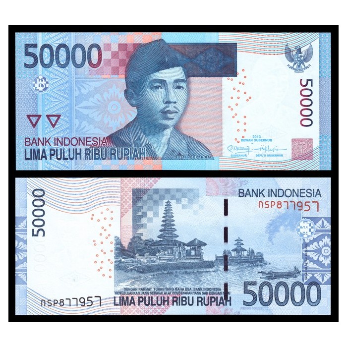 Indonesia P152b 50000 Rupiah 2012 UNC