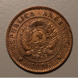 Argentina 1 Centavo 1886 Cobre