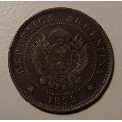 Argentina 1 Centavo 1892 Cobre