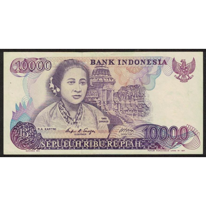 Indonesia P126a 10000 Rupias 1985