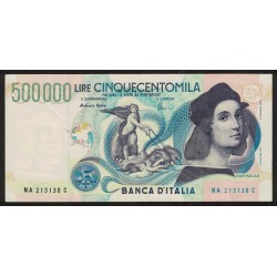 Muy Raro Italia P118 500.000 Liras 1997