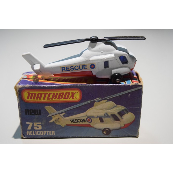 Matchbox N°75 Helicopter Nuevo C/caja