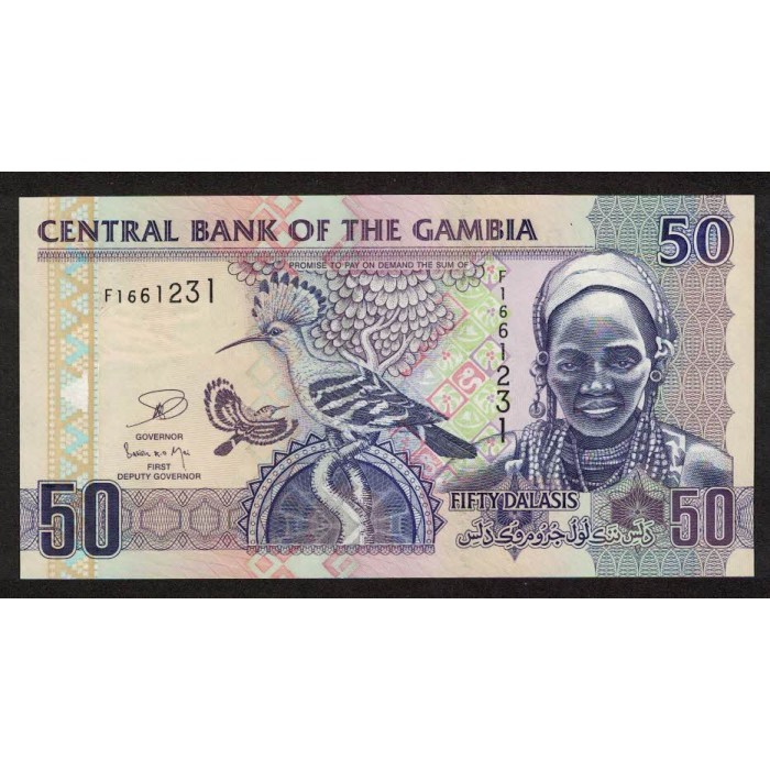 Gambia P28 50 Dalasis 2006 UNC