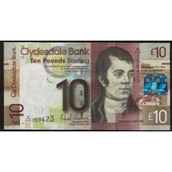 Reino Unido Clydesdale Bank 10 Libras 2009