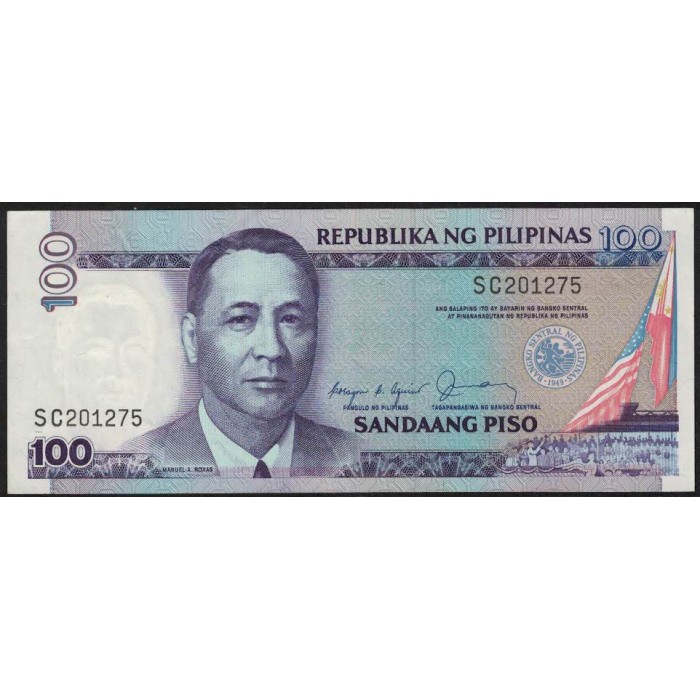 Filipinas P172a 100 Piso 1987/1994