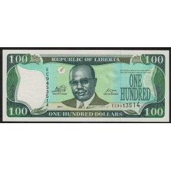 Liberia P30 100 Dolares 2011 UNC