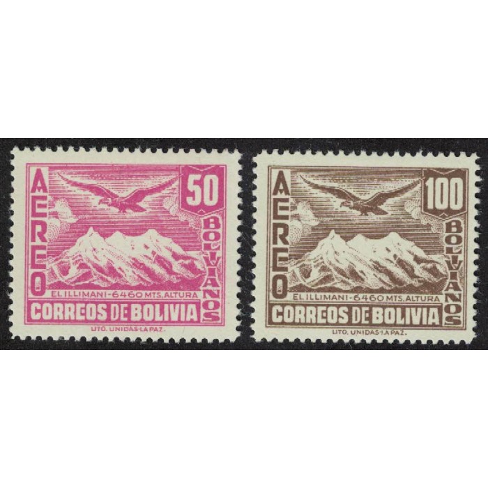 Bolivia Aereos Yv-61/62 Mint