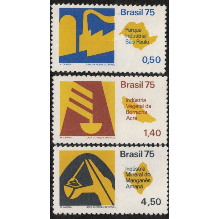 Brasil Yv-1135/1137 Serie Completa Mint