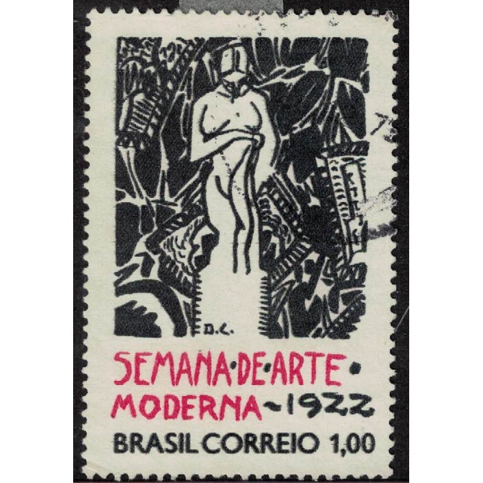 Brasil Sello Postal del Block 28 Usado