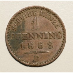Alemania Prusia 1 Pfenning 1868A KM480