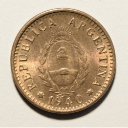 Argentina 1 Centavo 1940 UNC