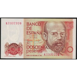 España P156 200 Pesetas 1980 UNC