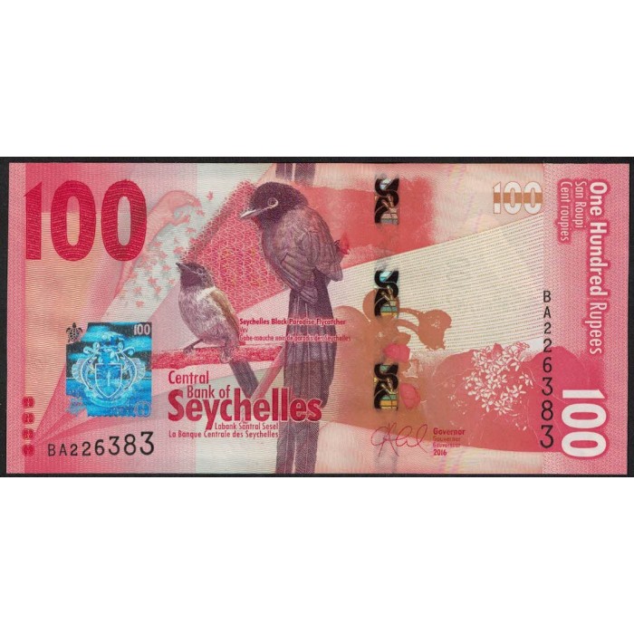 Seychelles 100 Rupias 2016 UNC