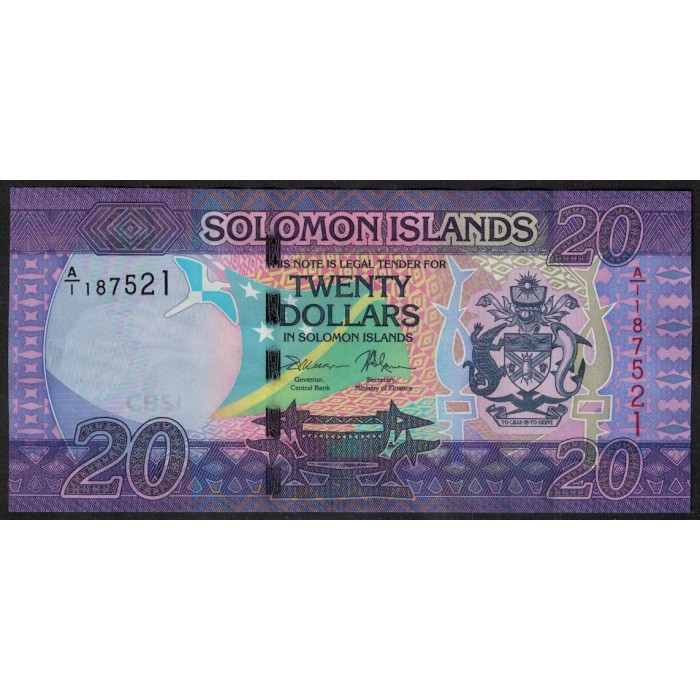 Islas Salomon 20 Dolares 2016 UNC