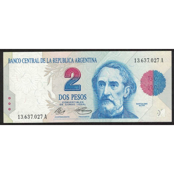 B3011 2 Pesos Convertibles A 1992 UNC