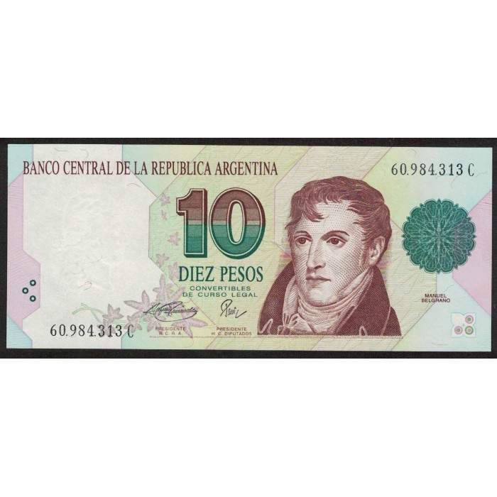 B3043 10 Pesos Convertibles C 1994 UNC