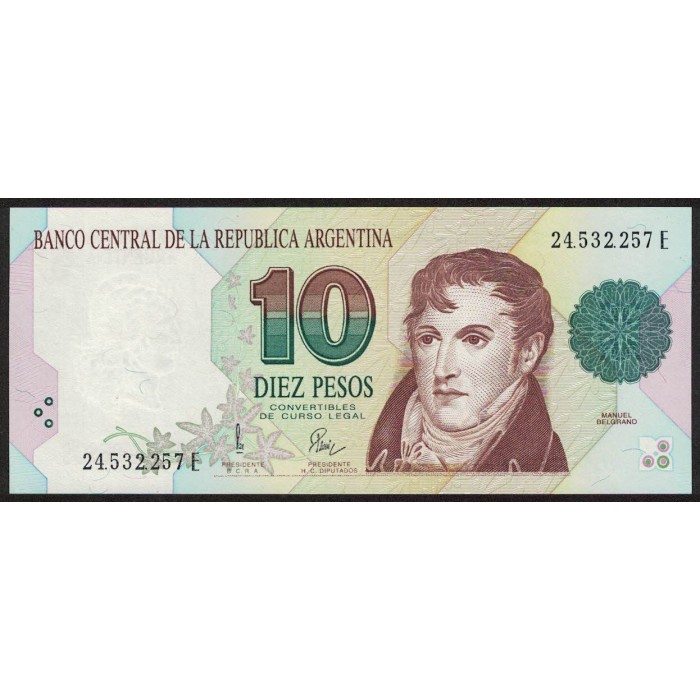 B3049 10 Pesos Convertibles E 1997 UNC