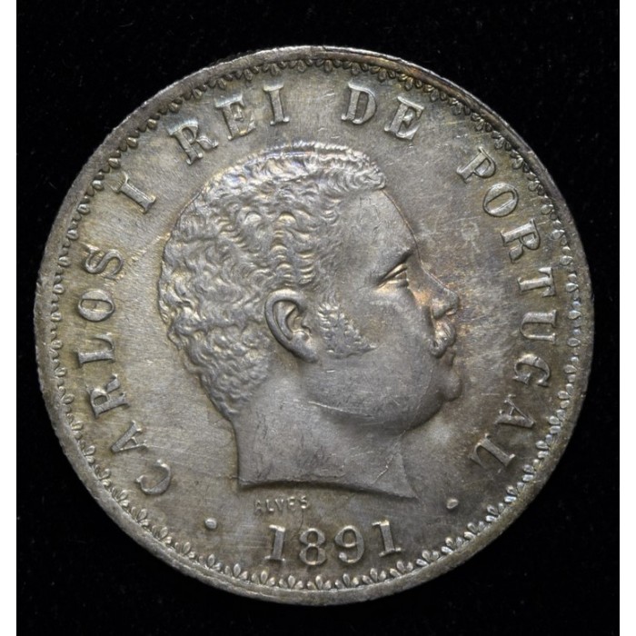 Portugal 500 Reis 1891 KM535 UNC