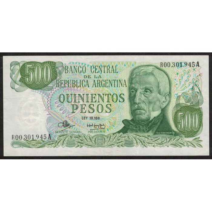 B2416 REPOSICION 500 Pesos 1973