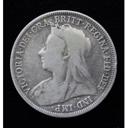 Gran Bretaña 1 Shilling 1897 KM780 Ag MB+