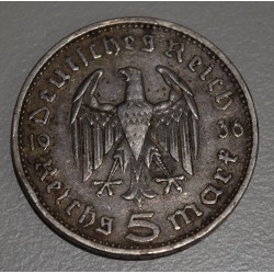 Alemania Reich 5 Marcos 1936A