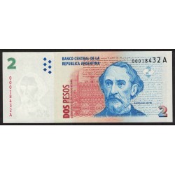 B3201 2 Pesos C/Leyenda A 1997 UNC