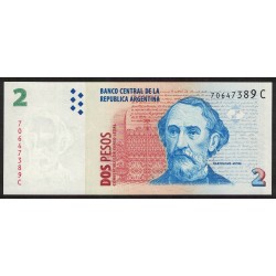 B3206 2 Pesos C/Leyenda C 2000