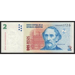 B3225 2 Pesos G 2007 UNC