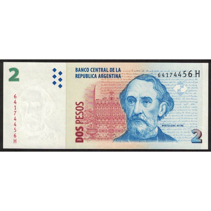 B3229 2 Pesos H 2008 UNC