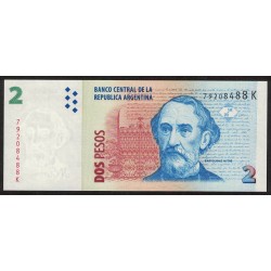 B3239 2 Pesos K 2011 UNC