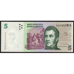 B3301 5 Pesos C/Leyenda A 1998 UNC