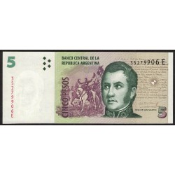 B3322 5 Pesos E 2008 UNC