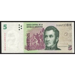 B3331 5 Pesos H 2012 UNC