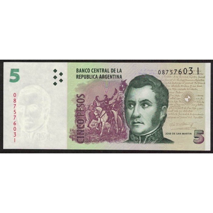 B3333 5 Pesos I 2014 UNC