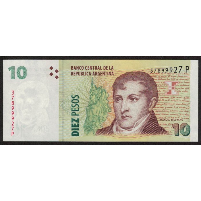 B3446 10 Pesos P 2014 UNC