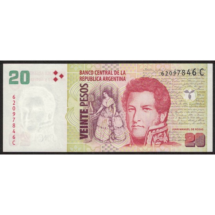 B3518 20 Pesos C 2006 UNC