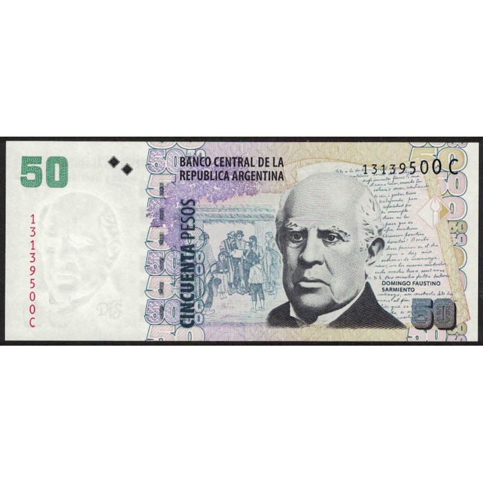 B3616 50 Pesos B 2006 UNC