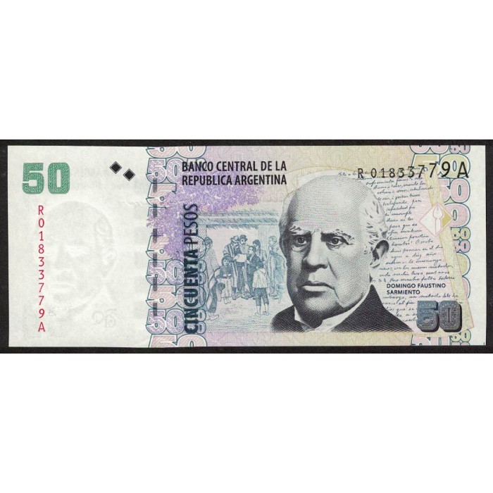 B3619 REPOSICION 50 Pesos 2006/2007 UNC