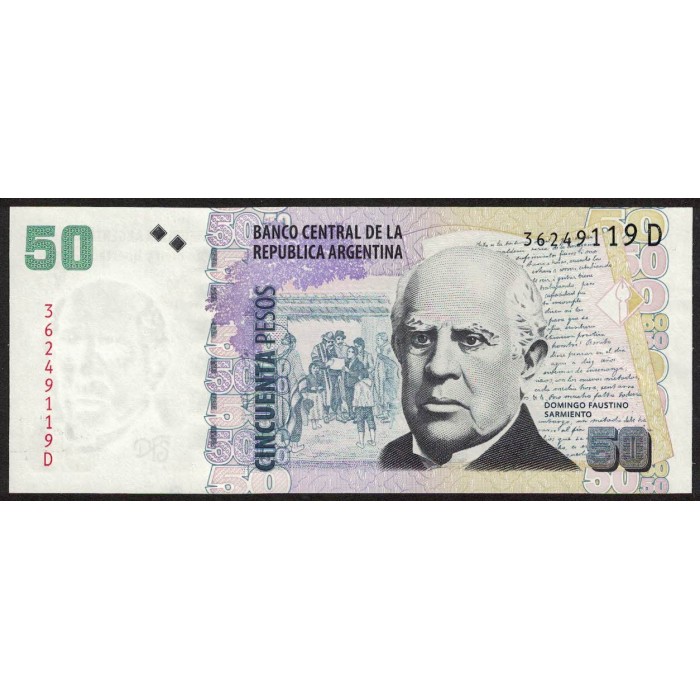 B3624 50 Pesos D 2011 UNC