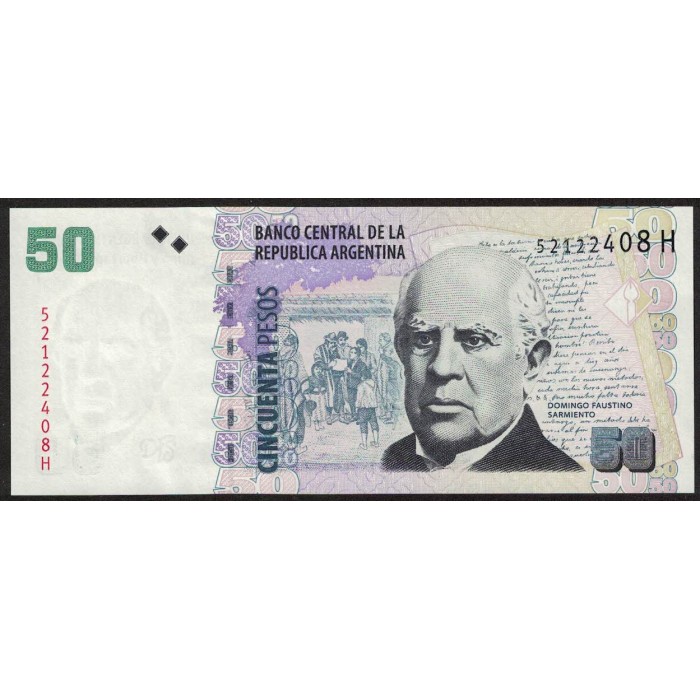 B3632 50 Pesos H 2014 UNC