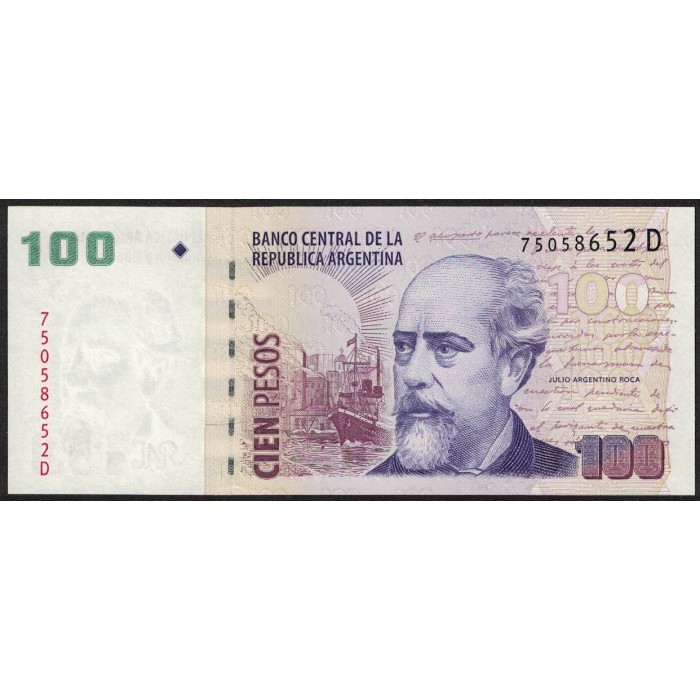 B3718 100 Pesos D 2005 UNC